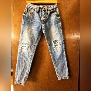 Girls old navy boyfriend size 8 jeans